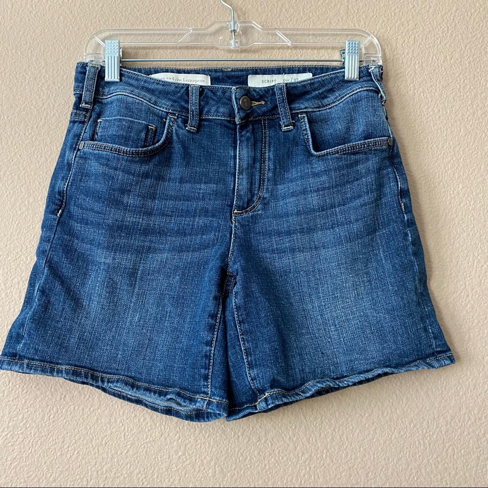 Anthropologie Pilcro and the Letterpress Denim Shorts